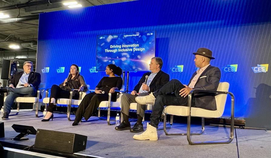 Driving Innovation through Inclusive Design panel at CES 2024