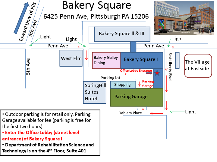 Bakery Square Business Park map